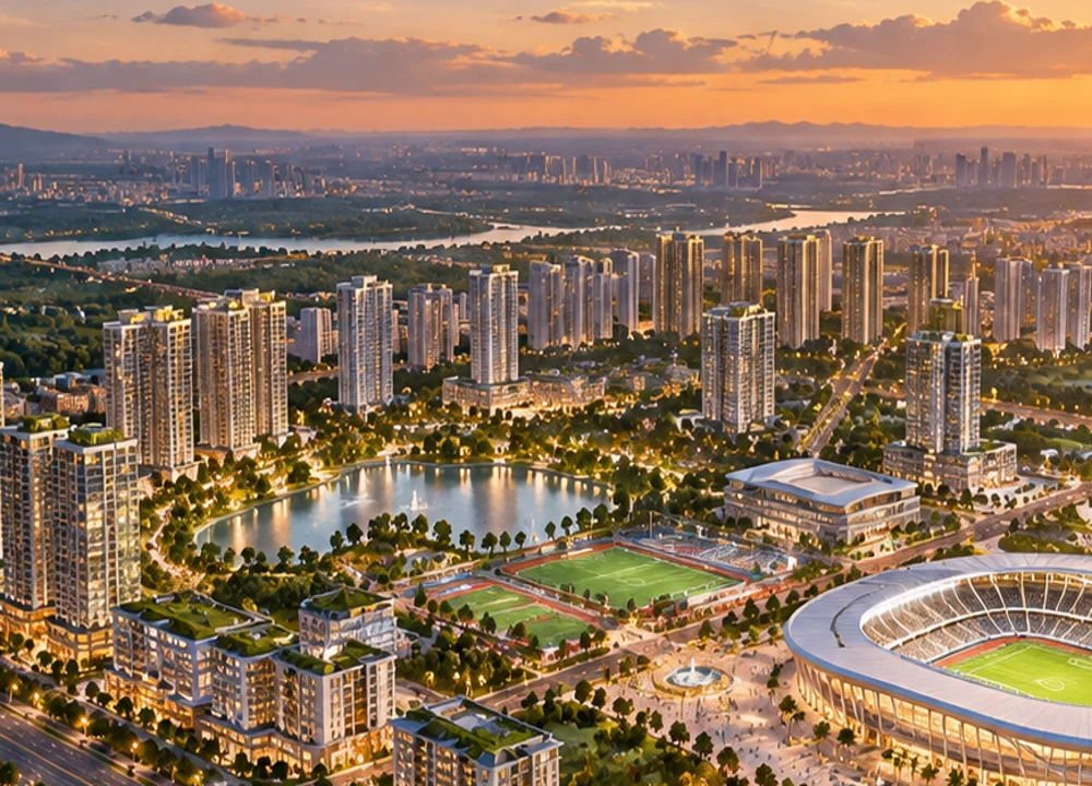 Hình minh họa khu biệt thự